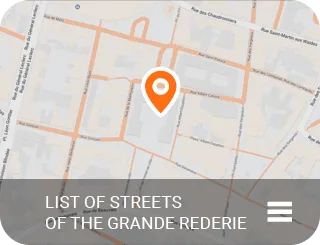 Lists of streets in the Grande Réderie